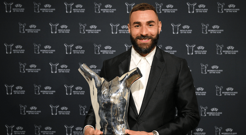 Cầu thủ xuất sắc nhất năm của UEFA – bảo chứng cho đẳng cấp tại đấu trường Champions League.