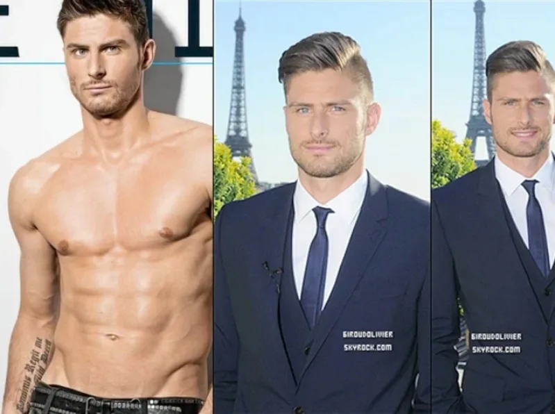 Olivier Giroud được nhiều người hâm mộ yêu thích nhờ vẻ đẹp lãng tử, gương mặt nam tính và phong cách quý ông châu Âu.