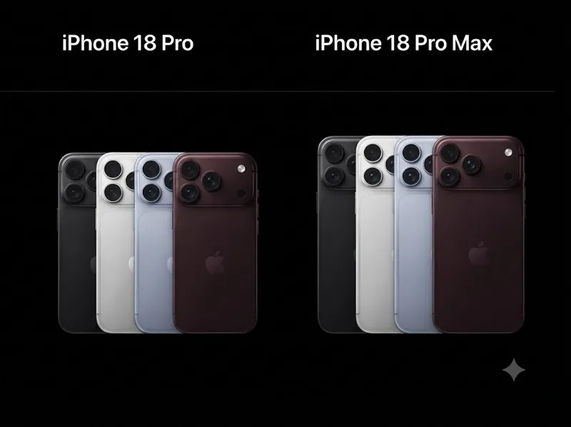 Giá iPhone 18 Pro Max chủ yếu khác biệt theo dung lượng thay vì lựa chọn màu sắc.