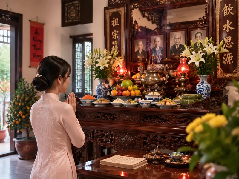 Đọc khấn chậm rãi, rõ ràng và giữ tâm thế thành kính giúp nghi thức tưởng niệm trở nên trang trọng hơn.
